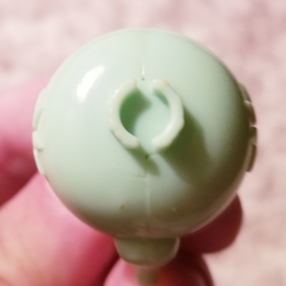 Turquoise Miniature Tea Pot Dollhouse Kettle Flower Plastic - Picture 8 of 8